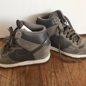 Nike Sky Hi Wedge, Olive Green